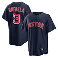 Tlead B.Red Sox #3 Ceddanne Rafaela Player Navy Home Game Stitched Jersey
