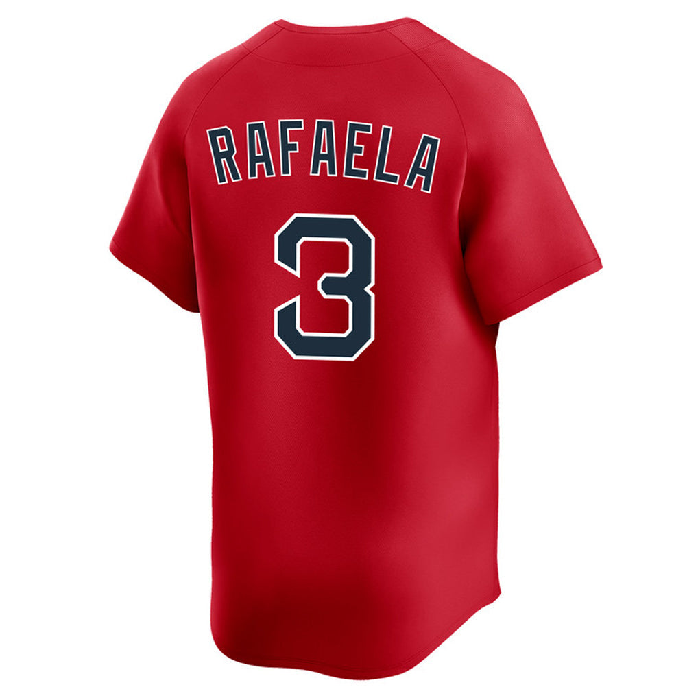 Tlead B.Red Sox #3 Ceddanne Rafaela Player Red Limited Home Game Stitched Jerseys