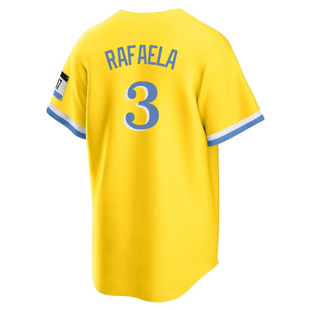 Tlead B.Red Sox #3 Ceddanne Rafaela Player Yellow Home Game Stitched Jerseys