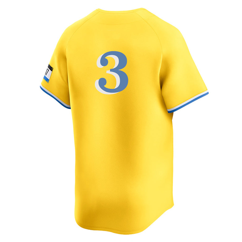 Tlead B.Red Sox #3 Ceddanne Rafaela Player Yellow Limited Home Game Stitched Jerseys