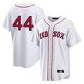 Tlead B.Red Sox #44 Aroldis Chapman Player White Home Game Stitched Jerseys