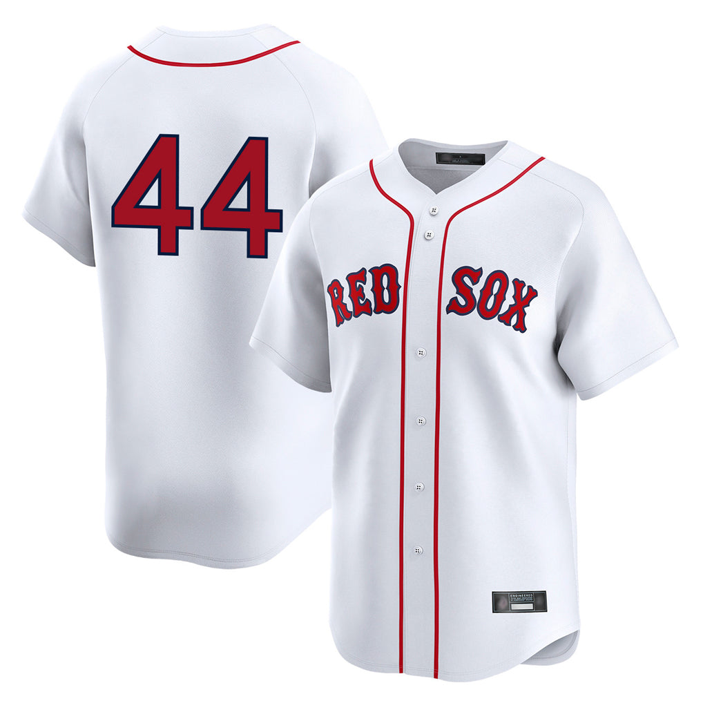 Tlead B.Red Sox #44 Aroldis Chapman Player White Limited Home Game Stitched Jerseys