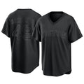 Tlead B.Red Sox #49 Tim Wakefield Player Black T-shirt Home Game Stitched Jerseys