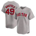 Tlead B.Red Sox #49 Tim Wakefield Player Gray Road Limited Home Game Stitched Jerseys