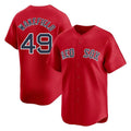Tlead B.Red Sox #49 Tim Wakefield Player Red Limited Home Game Stitched Jerseys