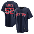 Tlead B.Red Sox #52 Wilyer Abreu Player Navy Home Game Stitched Jerseys