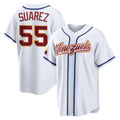 Tlead B.Red Sox #55 Ranger Su¡§¡érez Player White 2026 World Classic Limited Home Game Stitched Jerseys