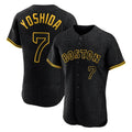 Tlead B.Red Sox #7 Masataka Yoshida Player Black Snake Skin City Limited Elite Home Stitched Jerseys