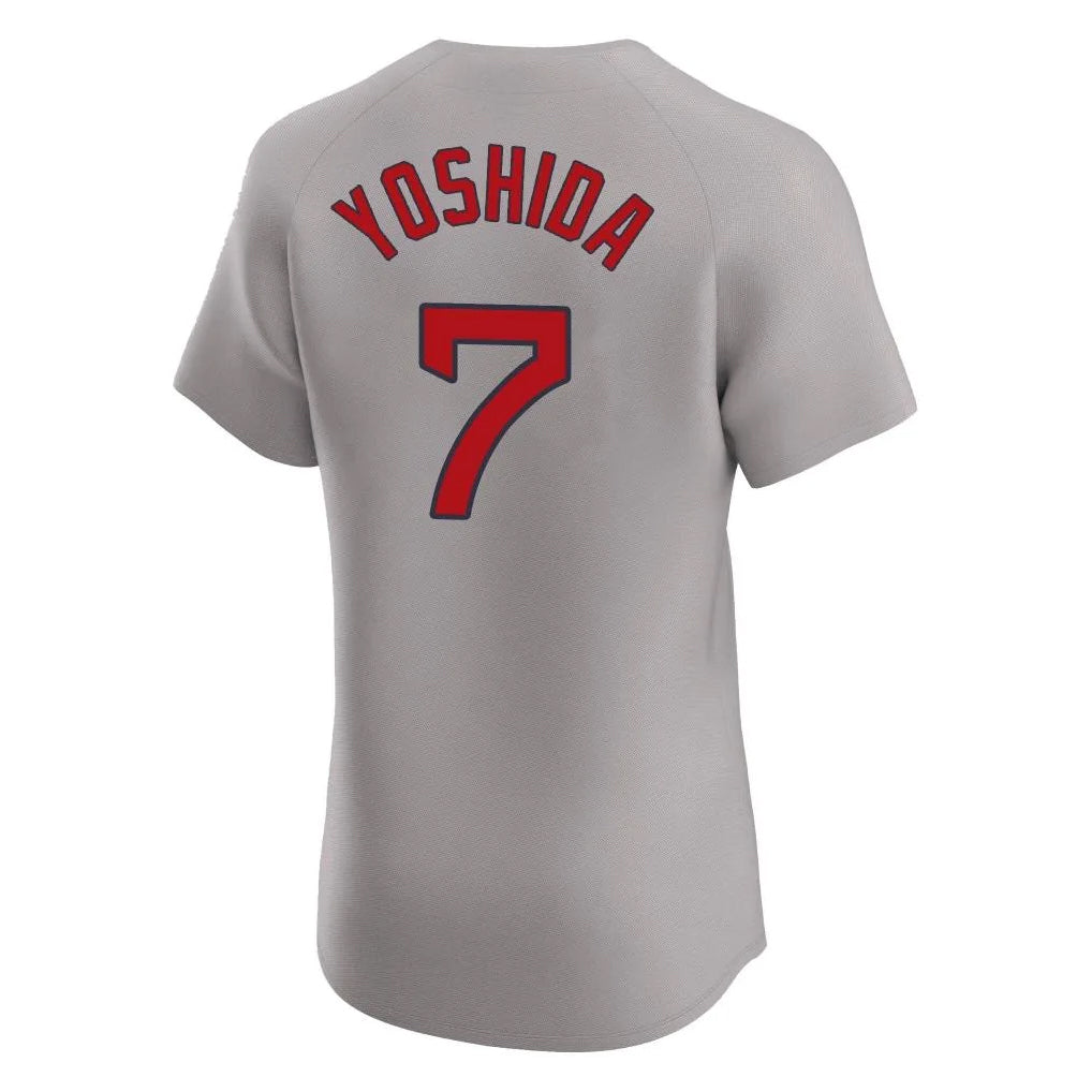 Tlead B.Red Sox #7 Masataka Yoshida Player Gray Road Limited Elite Home Game Stitched Jerseys