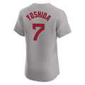 Tlead B.Red Sox #7 Masataka Yoshida Player Gray Road Limited Elite Home Game Stitched Jerseys