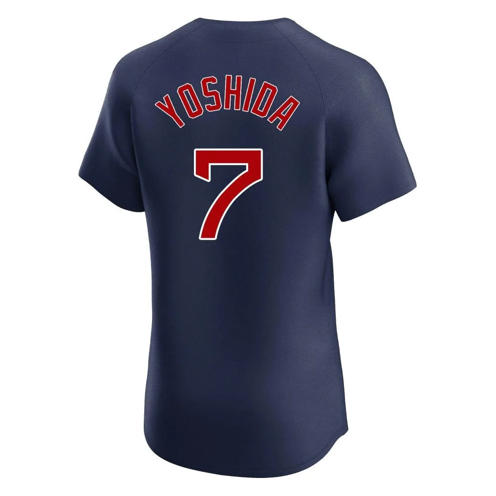 Tlead B.Red Sox #7 Masataka Yoshida Player Navy Limited Elite Home Game Stitched Jerseys