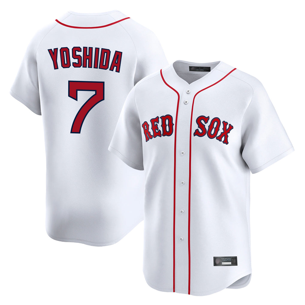Tlead B.Red Sox #7 Masataka Yoshida Player White Limited Home Game Stitched Jersey
