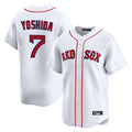 Tlead B.Red Sox #7 Masataka Yoshida Player White Limited Home Game Stitched Jersey