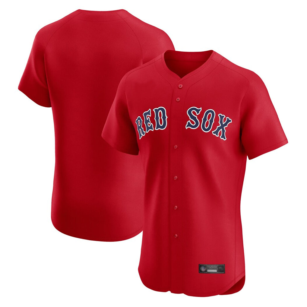 Tlead B.Red Sox Blank Player Red Limited Elite Home Game Stitched Jerseys