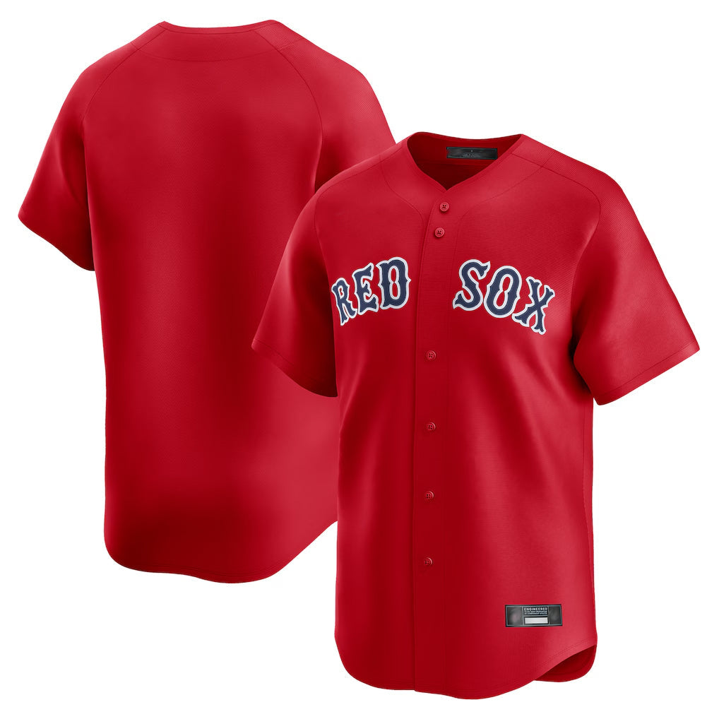 Tlead B.Red Sox Blank Player Red Limited Home Game Stitched Jerseys
