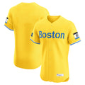 Tlead B.Red Sox Blank Player Yellow Limited Elite Home Game Stitched Jerseys