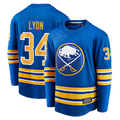 Tlead B.Sabres #34 Alex Lyon Royal Home Breakaway Stitched Jerseys