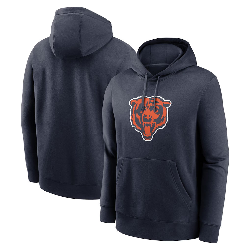 Tlead C.Bears Navy Salute to Service Pullover Hoodies Limited Blank Player Stitched Jerseys