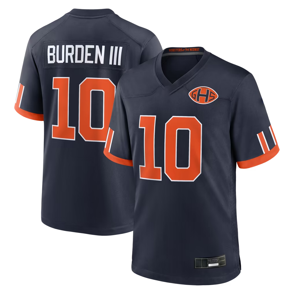 Tlead C.Bears #10 Luther Burden III Navy 2026 Rivalries Collection Game Stitched Jerseys