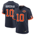 Tlead C.Bears #10 Luther Burden III Navy 2026 Rivalries Collection Game Stitched Jerseys