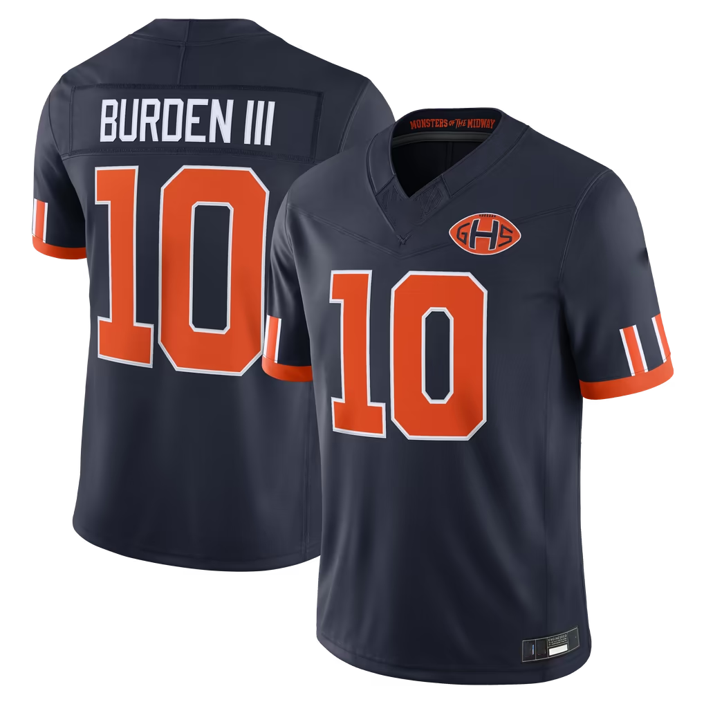 Tlead C.Bears #10 Luther Burden III Navy 2026 Rivalries Collection Limited Stitched Jerseys