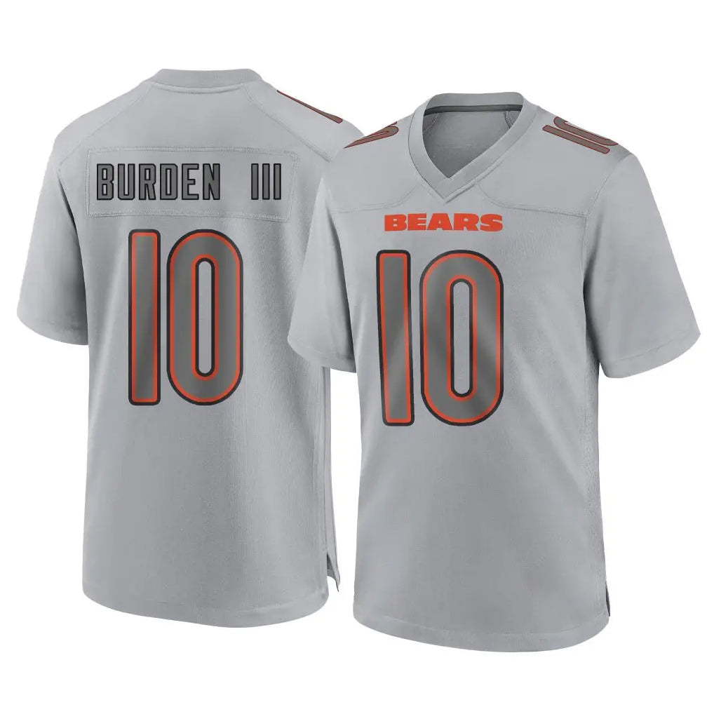 Tlead C.Bears #10 Luther Burden III Player Gray Atmosphere Fashion Game Stitched Jerseys