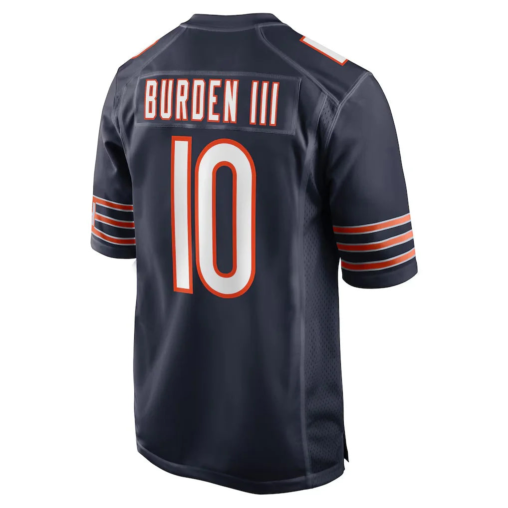 Tlead C.Bears #10 Luther Burden III Player Navy Home Game Stitched Jerseys