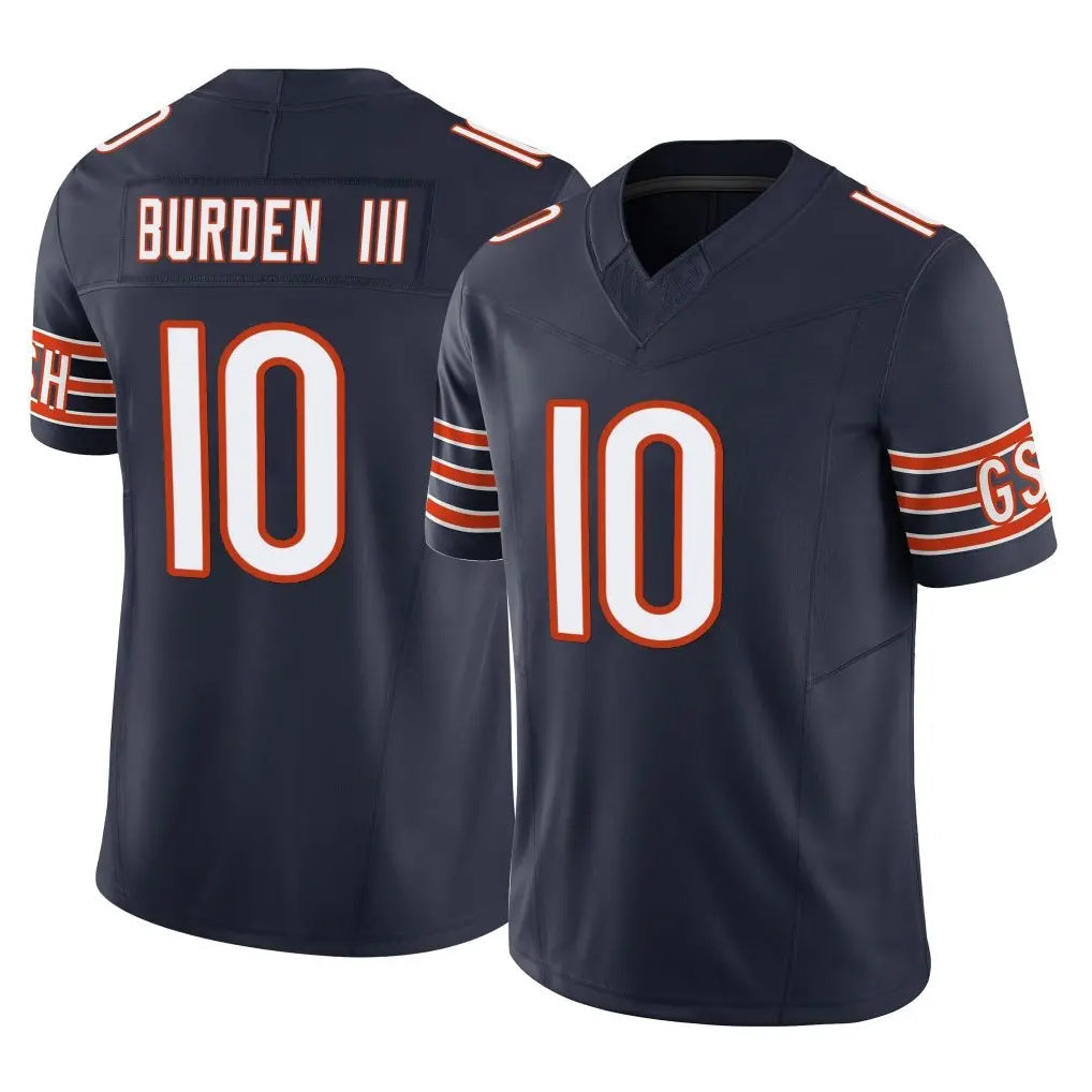 Tlead C.Bears #10 Luther Burden III Player Navy Vapor F.U.S.E. Limited Home Game Stitched Jerseys