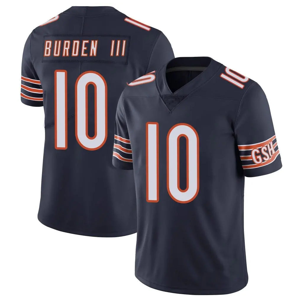 Tlead C.Bears #10 Luther Burden III Player Navy Vapor Untouchable Limited Home Game Stitched Jerseys