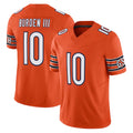 Tlead C.Bears #10 Luther Burden III Player Orange Vapor F.U.S.E. Limited Home Game Stitched Jerseys
