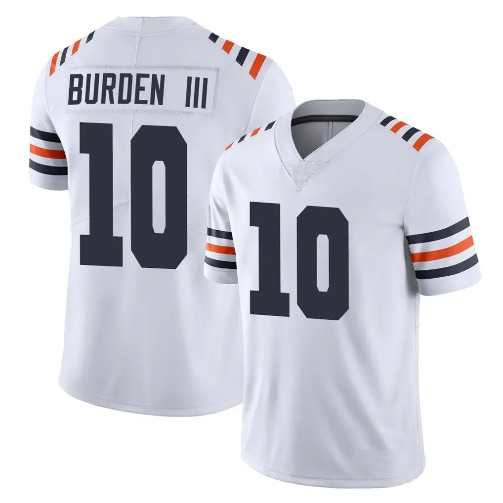 Tlead C.Bears #10 Luther Burden III Player White Classic Vapor Limited Home Game Stitched Jerseys