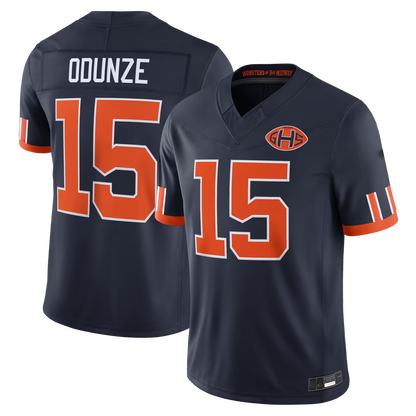 Tlead C.Bears #15 Rome Odunze Navy 2026 Rivalries Collection Limited Stitched Jerseys