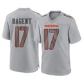 Tlead C.Bears #17 Tyson Bagent Player Gray Atmosphere Fashion Game Stitched Jerseys