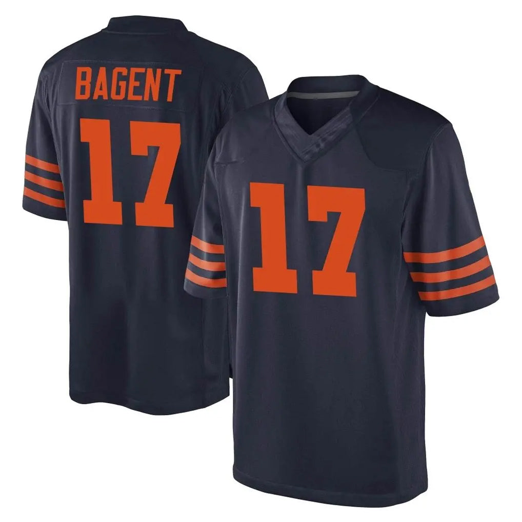 Tlead C.Bears #17 Tyson Bagent Player Navy Blue Alternate Game Stitched Jerseys