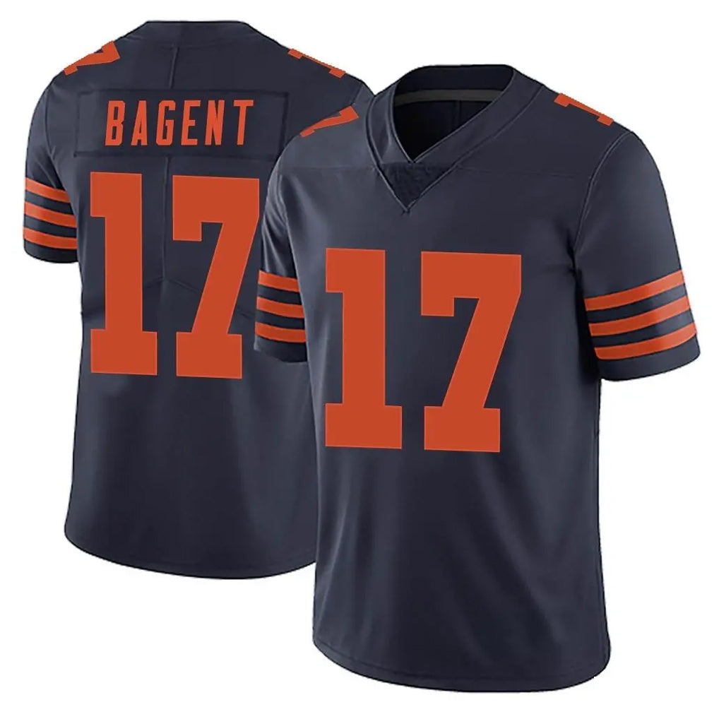Tlead C.Bears #17 Tyson Bagent Player Navy Blue Alternate Vapor Untouchable Limited Stitched Jerseys