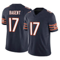 Tlead C.Bears #17 Tyson Bagent Player Navy Vapor F.U.S.E. Limited Home Game Stitched Jerseys