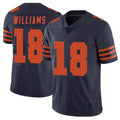 Tlead C.Bears #18 Caleb Williams Player Navy Blue Alternate Vapor Untouchable Limited Stitched Jerseys