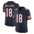 Tlead C.Bears #18 Caleb Williams Player Navy Vapor Untouchable Limited Home Game Stitched Jerseys