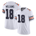 Tlead C.Bears #18 Caleb Williams Player White Classic Vapor Limited Home Game Stitched Jerseys