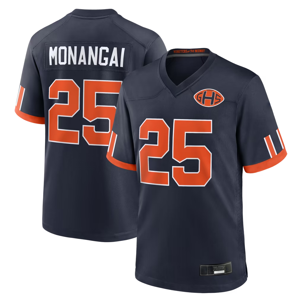 Tlead C.Bears #25 Kyle Monangai Navy 2026 Rivalries Collection Game Stitched Jerseys