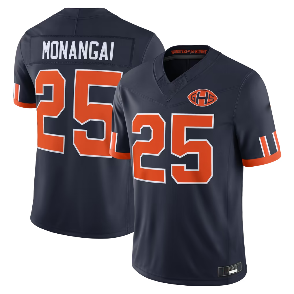 Tlead C.Bears #25 Kyle Monangai Navy 2026 Rivalries Collection Stitched Limited Stitched Jerseys