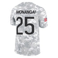 Tlead C.Bears #25 Kyle Monangai Player Arctic Camo Salute to Service Limited Stitched Jerseys