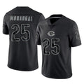 Tlead C.Bears #25 Kyle Monangai Player Black REFLECTIVE Limited Game Stitched Jerseys