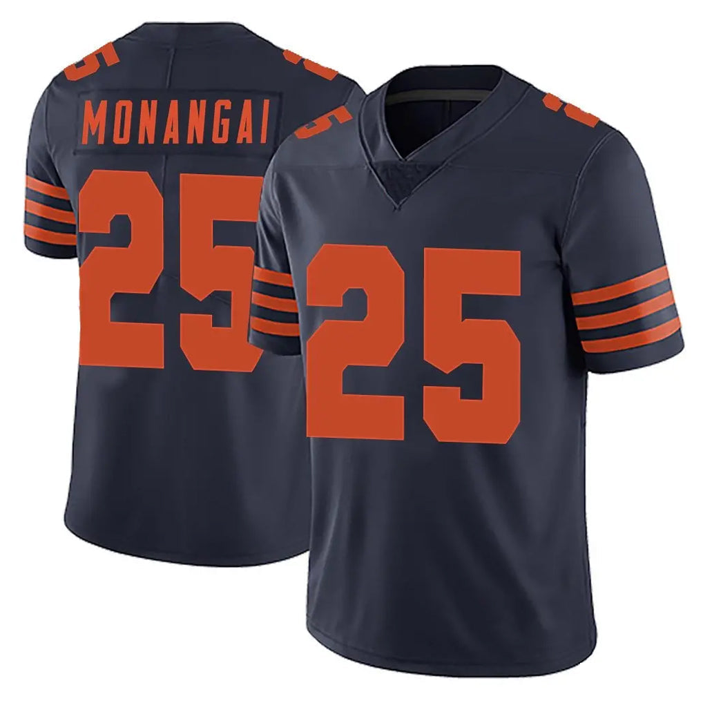 Tlead C.Bears #25 Kyle Monangai Player Navy Blue Alternate Vapor Untouchable Limited Stitched Jerseys