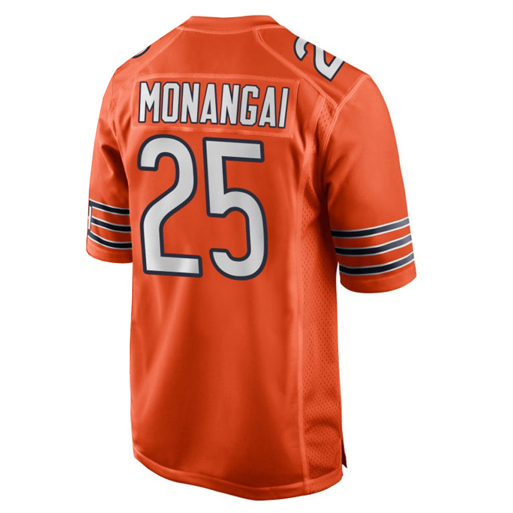 Tlead C.Bears #25 Kyle Monangai Player Orange Home Game Stitched Jerseys