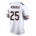 Tlead C.Bears #25 Kyle Monangai Player White Home Game Stitched Jerseys