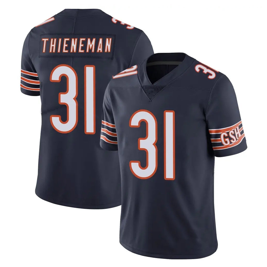 Tlead C.Bears #31 Dillon Thieneman Player Navy Vapor Untouchable Limited Home Game Stitched Jerseys