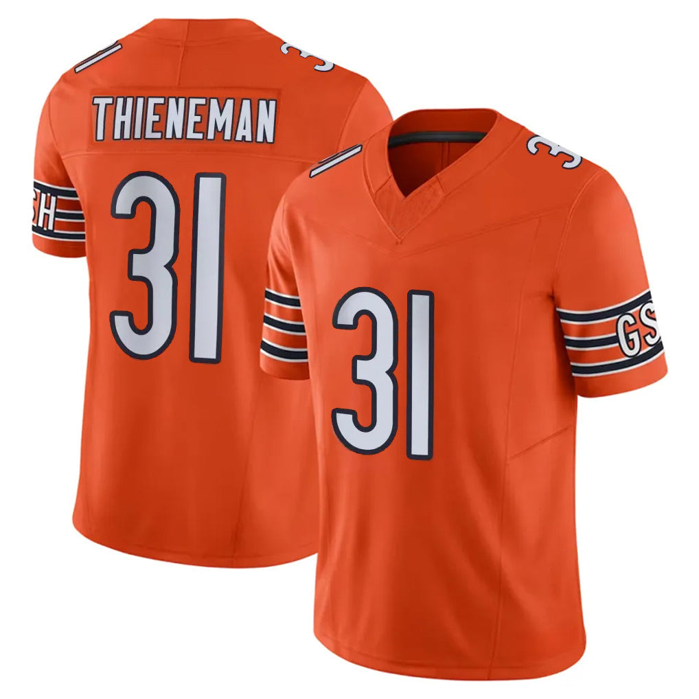 Tlead C.Bears #31 Dillon Thieneman Player Orange Vapor F.U.S.E. Limited Home Game Stitched Jerseys
