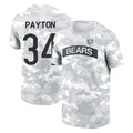 Tlead C.Bears #34 Walter Payton Player Arctic Camo Salute to Service Performance T-Shirt Limited Stitched Jerseys