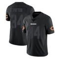 Tlead C.Bears #34 Walter Payton Player Black Impact Limited Game Stitched Jerseys
